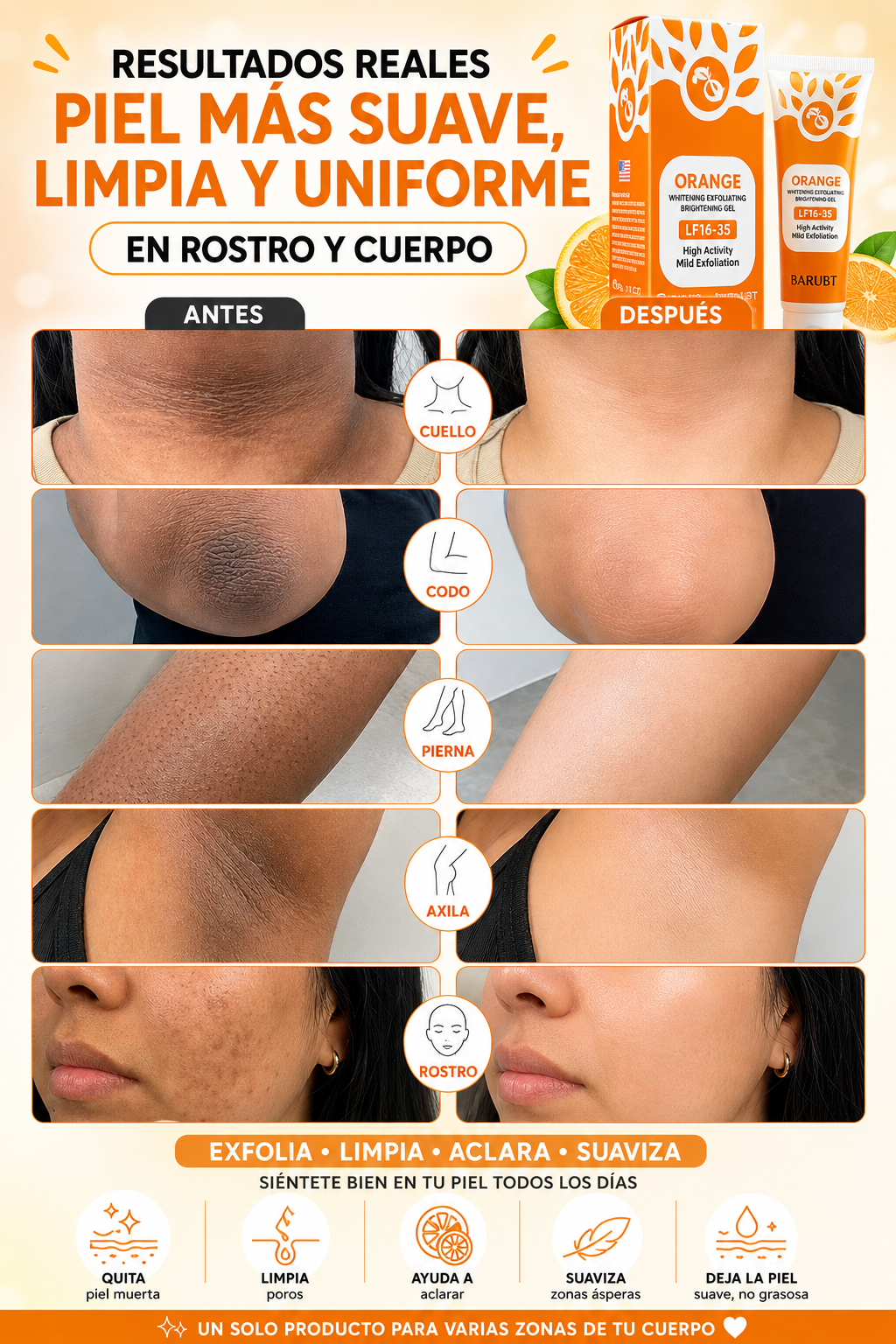 GEL EXFOLIANTE ORANGE