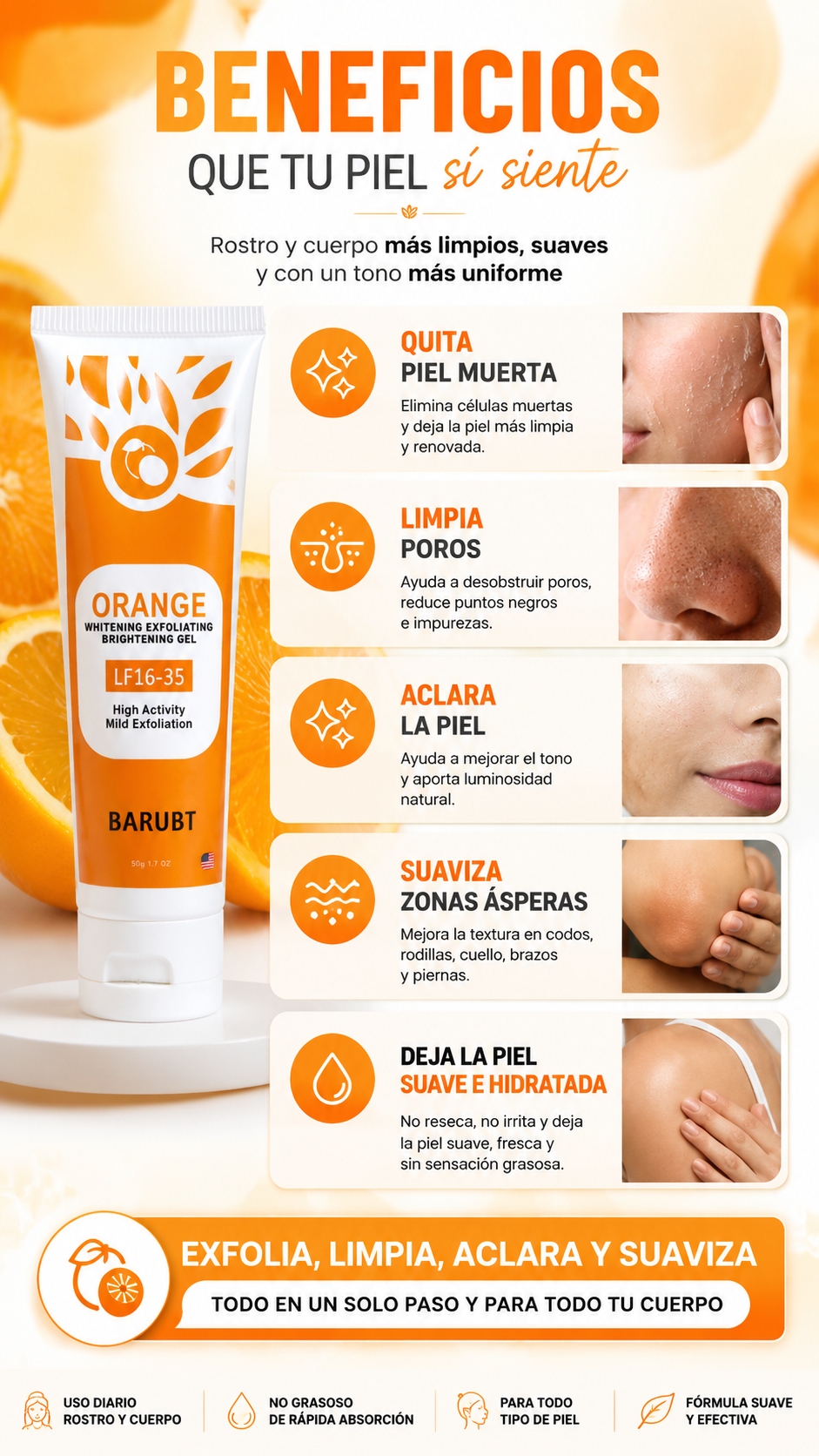 GEL EXFOLIANTE ORANGE