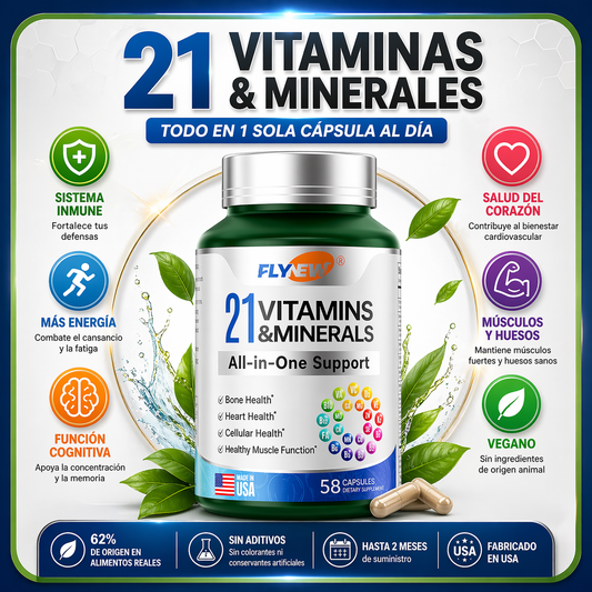 21 VITAMINAS Y MINERALES