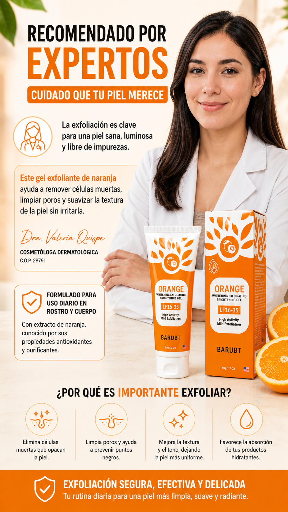 GEL EXFOLIANTE ORANGE