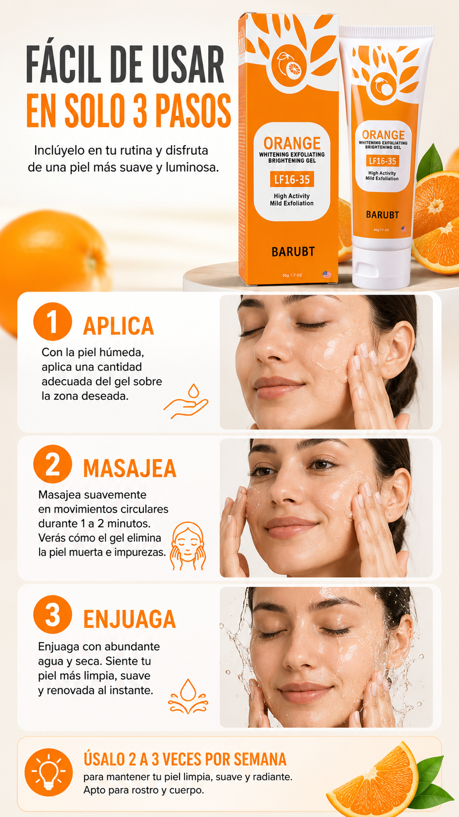 GEL EXFOLIANTE ORANGE